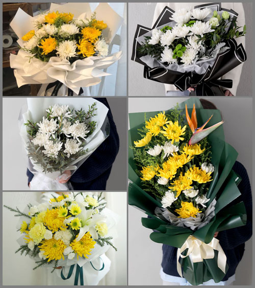 湖北襄阳市襄州区黄龙镇丁湾村白事花束代送